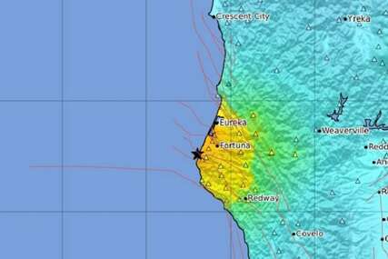 Zemljotres magnitude 6.4 pogodio obalu sjeverne Kalifornije