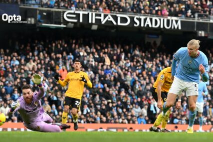 City nastavio potjeru za Arsenalom, četvrti hat-trick Haalanda u sezoni