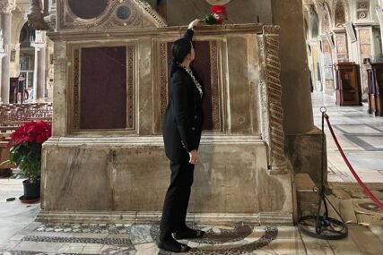 Karić u Rimu odala počast Katarini Kosači: "Nemojmo ni mi zaboraviti našu kraljicu"