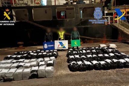Španske vlasti zaplijenile tri tone kokaina na teretnom brodu