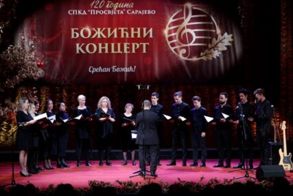 Tradicionalnim Božićnim koncertom u NP Sarajevo 'Prosvjeta' obilježila 120. godišnjicu rada