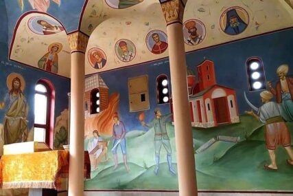 U crkvi čiju su obnovu finansirali i muslimani, ocrtane zastrašujuće freske