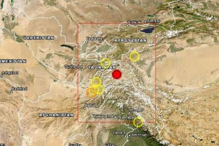 Zemljotres jačine 7,1 stepen pogodio Tadžikistan