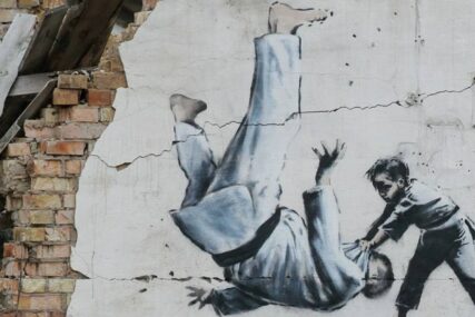 Ukrajina ima novu marku, na njoj je Banksyjev mural
