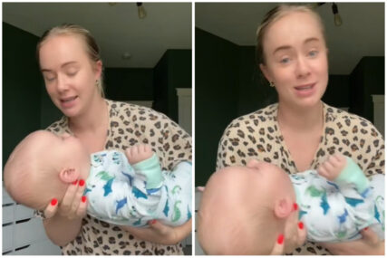 Mama pokazala nesvakidašnji način čišćenja nosića bebi koji nije za svačiji želudac