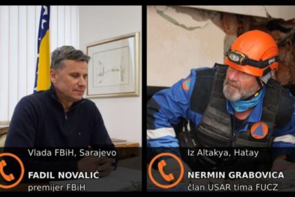 Novalić razgovarao sa spasiocem iz FBiH u Hatayu: Smatramo vas herojima