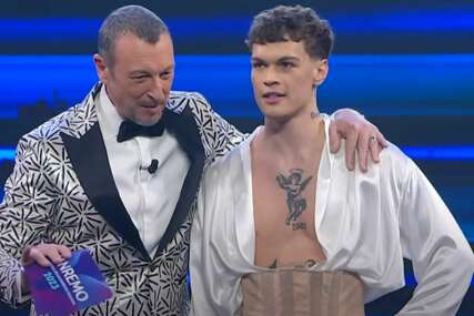 Skandal na Sanremu: Iznervirani pjevač uništio cijelu scenu