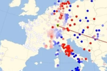 Pogledajte kako se seizmički val širio kroz Evropu