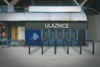Željo mijenja vanjski izgled sjeverne tribine stadiona Grbavica