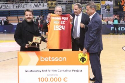 Grčki košarkaški klub AEK donirao 100.000 eura za pomoć žrtvama zemljotresa u Turskoj