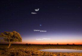 Rijedak fenomen na našem nebu: Pet planeta u jednoj slici
