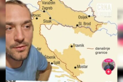 “Ovako je trebala izgledati Hrvatska. Mostar i Travnik da budu hrvatski, a Hercegovina je svakako dio Hrvatske!"