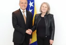 Krišto razgovarala o bilateralnoj saradnji sa ambasadorom NR Kine u BiH Pingom