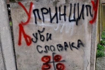 Brojne reakcije na sramni grafit „Ubij Slovaka" u Vojvodini