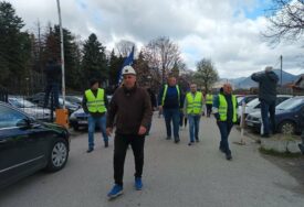 Novi protest rudara u Zenici