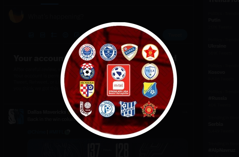 FOTO: TWITTER/PREMIJER LIGA BIH