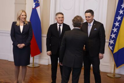 Premijer Republike Slovenije dočekan i u Predsjedništvu BiH