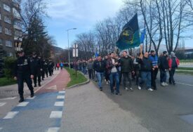 Rudari krenuli u šetnju Zenicom, najavljuju odlazak na petlju gdje se nalazi kuća gradonačelnika Kasumovića