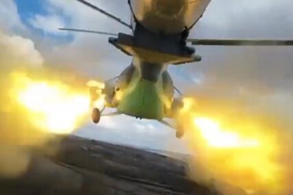 Ukrajinski general objavio snimak helikoptera u ratnoj akciji (VIDEO)