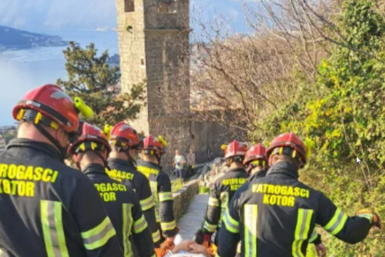 Povrijeđenu rusku državljanku spasili kotorski vatrogasci