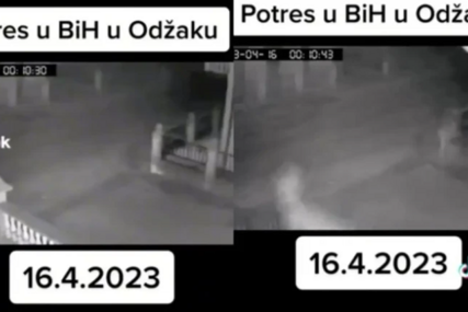 Objavljen video zemljotresa koji je pogodio BiH: "Ovo je zastrašujuće"