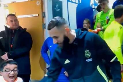 Karim Benzema u tunelu prije meča očitao lekciju svim igračima Arsenala