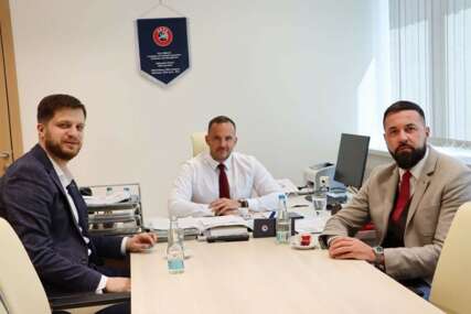 Magoda i Zeljković razgovarali o izgradnji nacionalnog stadiona