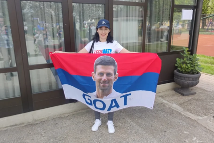 Prešla 11.000 km da bi bodrila Đokovića na Srpska Openu