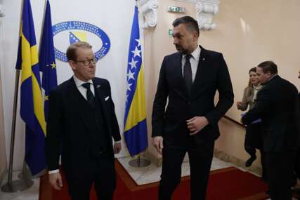 Konaković dočekao šefa švedske diplomatije (FOTO)