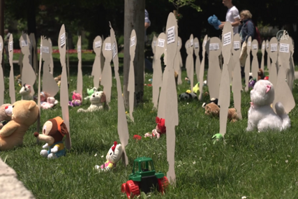 Sarajevo instalacijom podsjetilo na ubijenu djecu Prijedora
