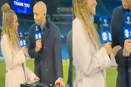 (VIDEO) Thierry Henry uhvaćen kako u programu uživo flertuje s voditeljicom