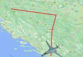 Ovo je ruta kojom će sutra prelijetati američki bombarderi, moći će se vidjeti i iz Sarajeva