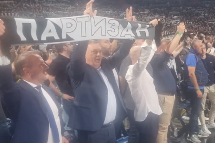 Dodik uživo pratio meč Partizana i Reala, evo šta je poručio