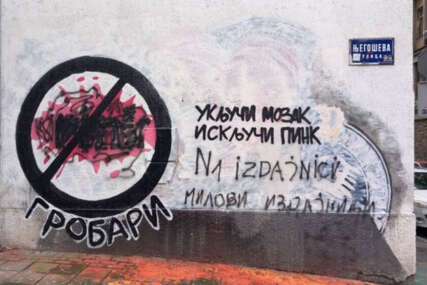 Umjesto murala Ratka Mladića u Beogradu osvanula nova poruka