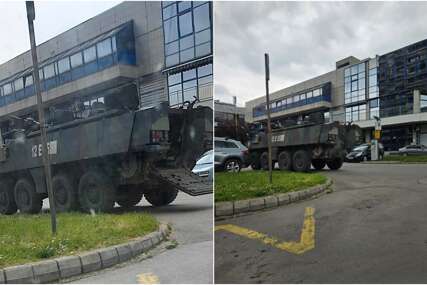 Tuzla: Otkud transporter na parkingu u naselju Brčanka malta?