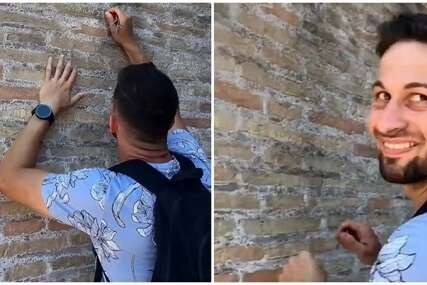 Identifikovan par koji je urezao svoja imena na zidu Koloseuma u Rimu