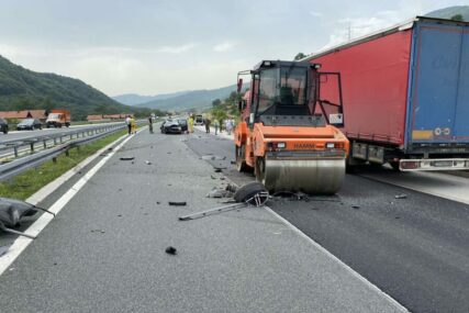 Nesreća na autoputu Sarajevo – Zenica, ima i povrijeđenih