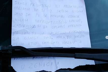 Turiste iz Srbije u Zenici umjesto kazne, dočekala hit-poruka