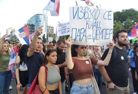 Počeo šesti protest Srbija protiv nasilja