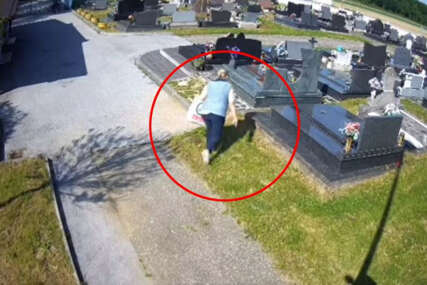 Nadzorne kamere snimile ženu kako krade s grobova, a onda su saznali i otkud visoki računi za vodu
