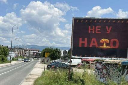 U Istočnom Sarajevu osvanuli bilbordi s natpisom "Ne u NATO"