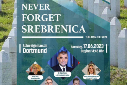 Danas u Dortmundu "Tihi marš" za žrtve genocida u Srebrenici