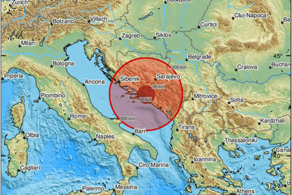 Zemljotres pogodio Hercegovinu, epicentar kod Stoca
