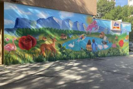 Općina Novo Sarajevo uklonila mural na Grbavici
