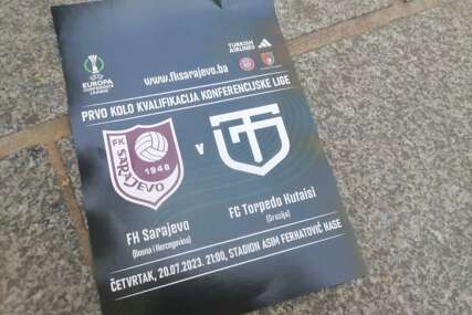 Navijači FK Sarajevo dijele letke i pozivaju na sutrašnju utakmicu (VIDEO)