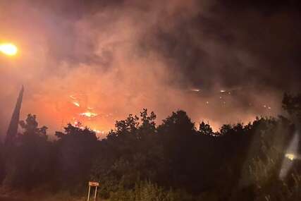 Požar kod Dubrovnika i dalje aktivan: Odbranjene kuće, ali vatrena linija još se širi