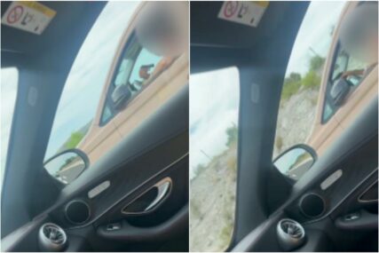 Nevjerovatan snimak s autoceste kod Šibenika: 'Gospodin mi je s pištoljem u ruci nešto objašnjavao'