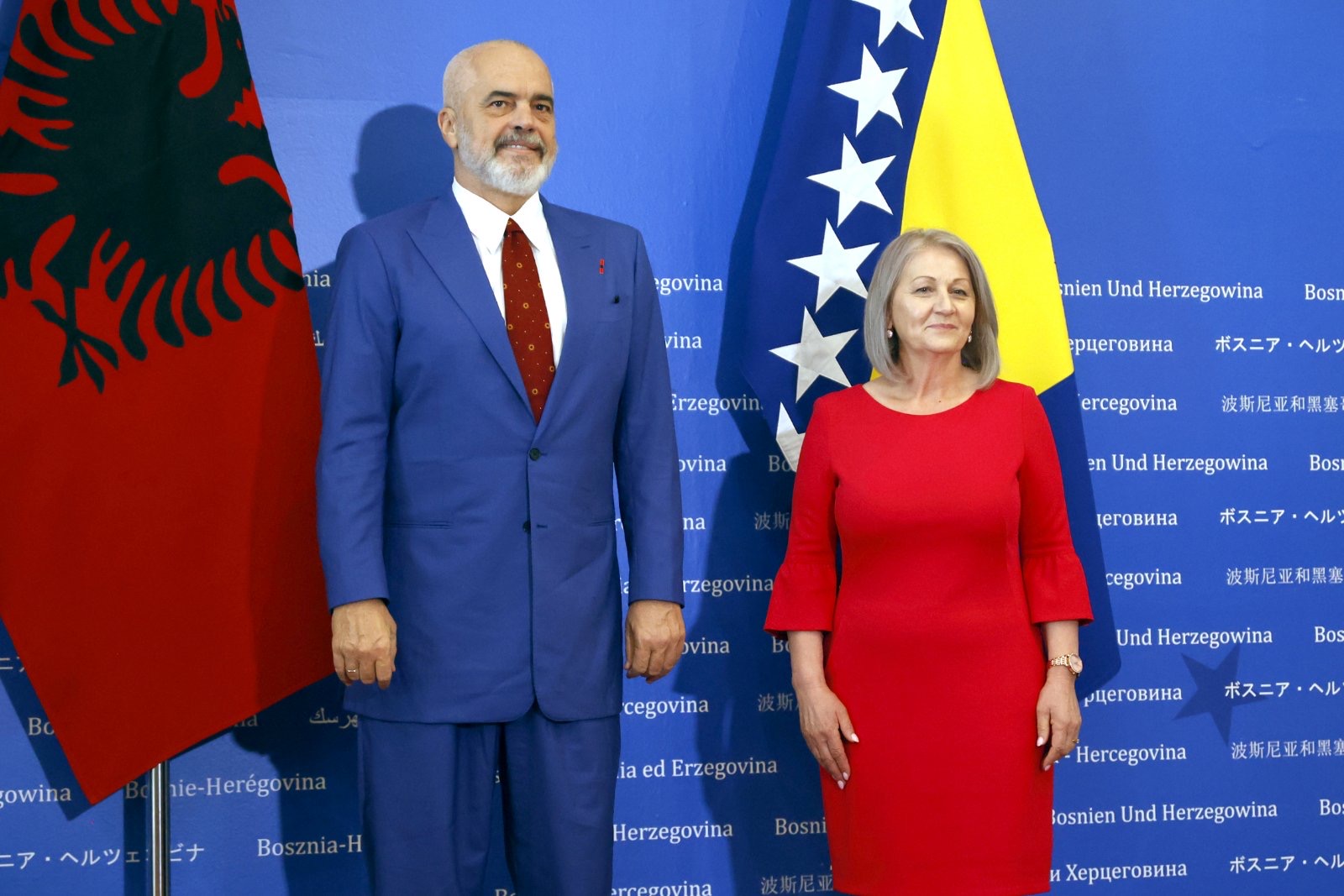 Edi Rama Stigao U Sarajevo Sastao Se S Borjanom Kri To BosnaInfo   Edi Rama 1 