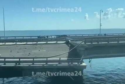 Pogledajte kako izgleda Krimski most nakon eksplozija (Foto i Video)