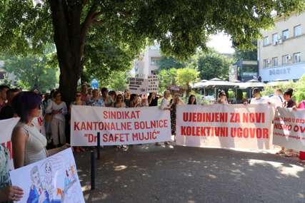 Zdravstveni radnici u HNK-u traže potpisivanje novog kolektivnog ugovora i plaću veću za 30 posto